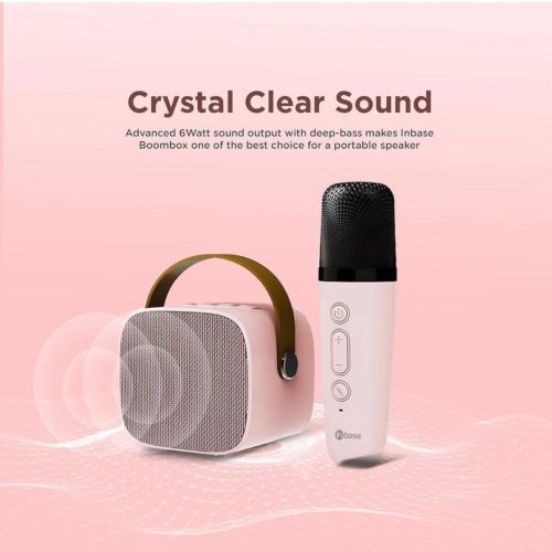 Portable Wireless Bluetooth Speaker with Wireless Karaoke Mic