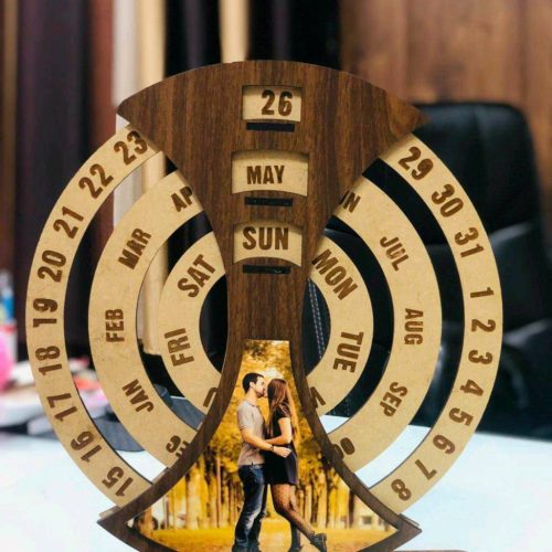 Wooden Table Calender-8 inch